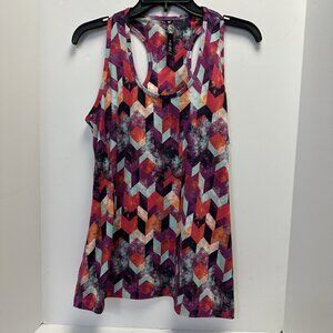 Lu Ka Workout Exercise Tank Top Size Large Multicolor
